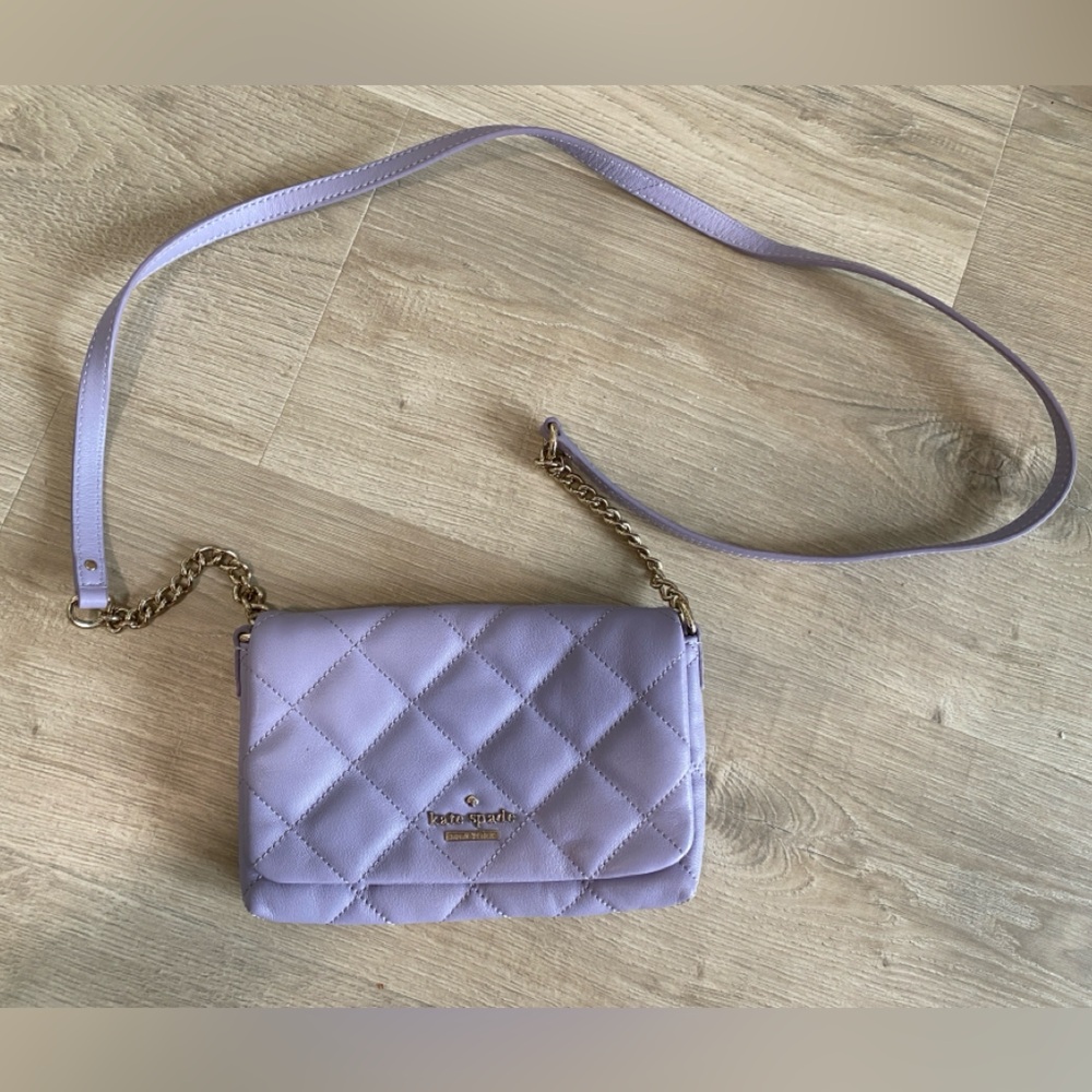 KATE SPADE New York - Lilac Quilted Crossbody